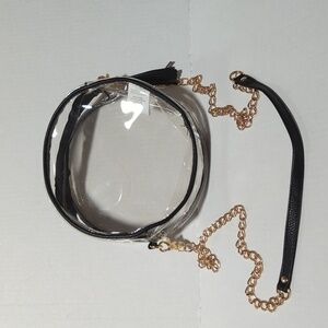 🐢The Royal Standard Women's Clear Circular Crossbody Bag w/Chain